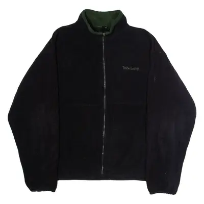 TIMBERLAND Mens Fleece Jacket Black L