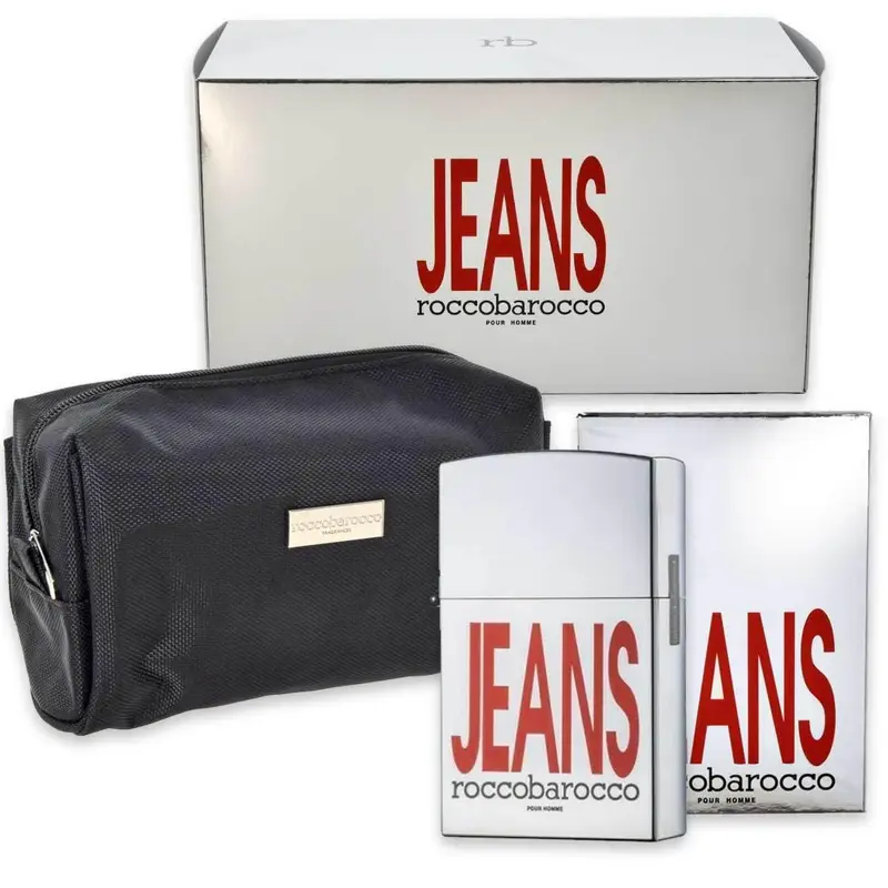 Rocco Barocco Jeans Man Edt 75 Ml + Pochette