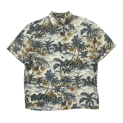 Island Shares Hawaiian Shirt - Large Multicoloured Cotton