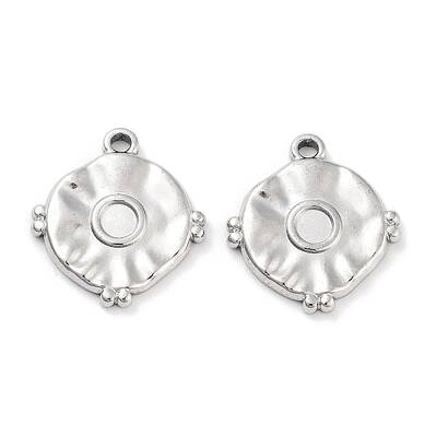 Non-Tarnish 304 Stainless Steel Pendant Cabochon Settings