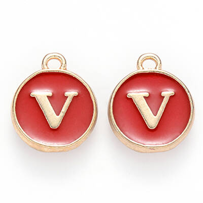 Golden Plated Alloy Enamel Charms
