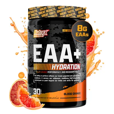 Nutrex Research EAA Hydration Post Workout Recovery Fruit Punch | EAAs + BCAA Powder | 8G Essential Amino Acids + Electrolyte...