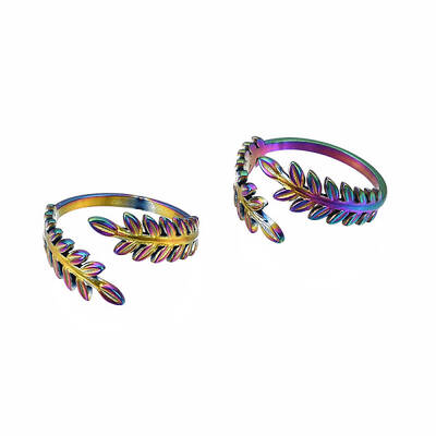 Leaf Cuff Rings