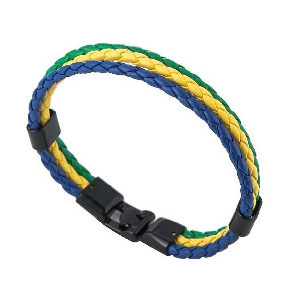 PU Leather Triple Layer Multi-strand Bracelets