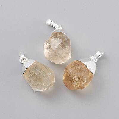Natural Citrine Pendants