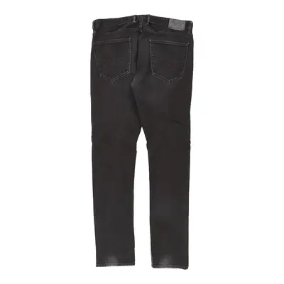 Slim Tapered Guess Jeans - 38W 35L Black Cotton