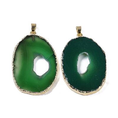 Natural Agate Big Pendants