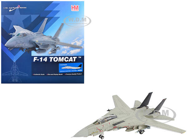 Grumman F-14A Tomcat Fighter Aircraft Bandit Rogue Nation United States Navy Air Power Series 1/72 Diecast Model by Hobby Mas...