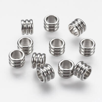 Tarnish Resistant 202 Stainless Steel Beads