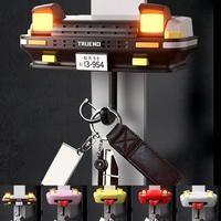 AE86 Car Headlight Design Key Holder, Creative Car Headlight Key Holder, Wall Mounted Home Key Hook, Room Wall Decoration, En...