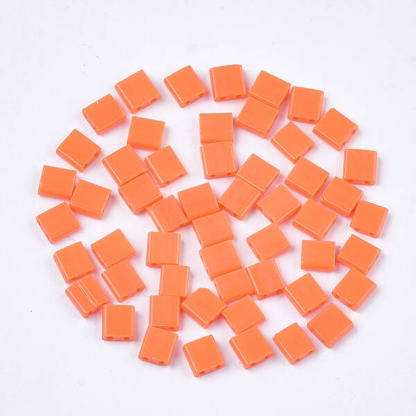 2-Hole Opaque Glass Seed Beads