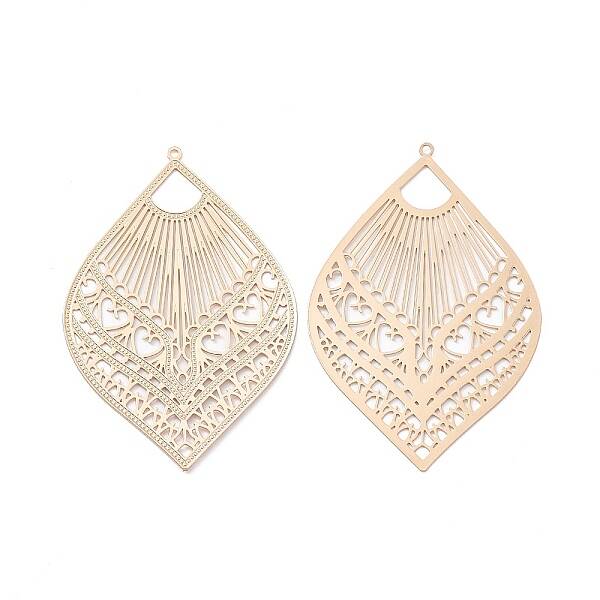 Brass Filigree Big Pendants