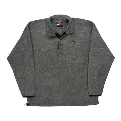 Tommy Hilfiger Fleece - XL Grey Polyester