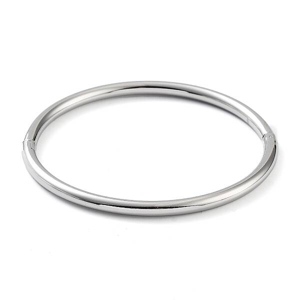 Non-Tarnish 201 Stainless Steel Hinged Bangle