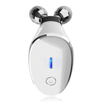 【Wavy Chic】Microcurrent Double Roller Facial Massager Vibrating Firming Lifting Neck Massager V Line Beauty Instrument