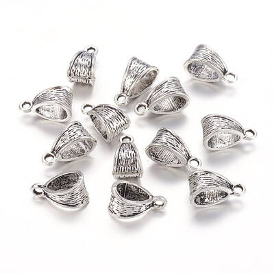 Charm Carrier Tibetan Style Tube Bails