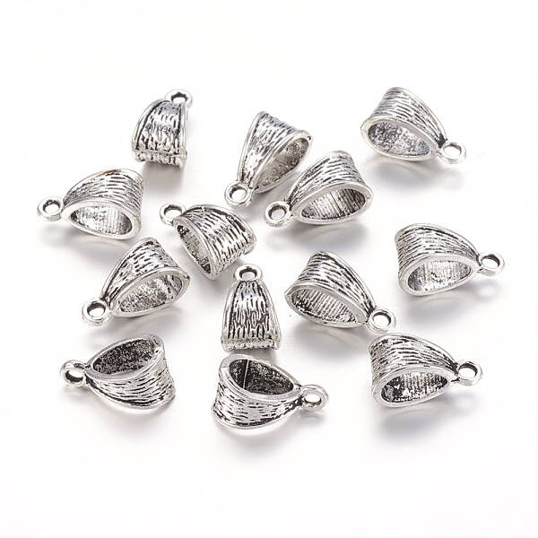 Charm Carrier Tibetan Style Tube Bails