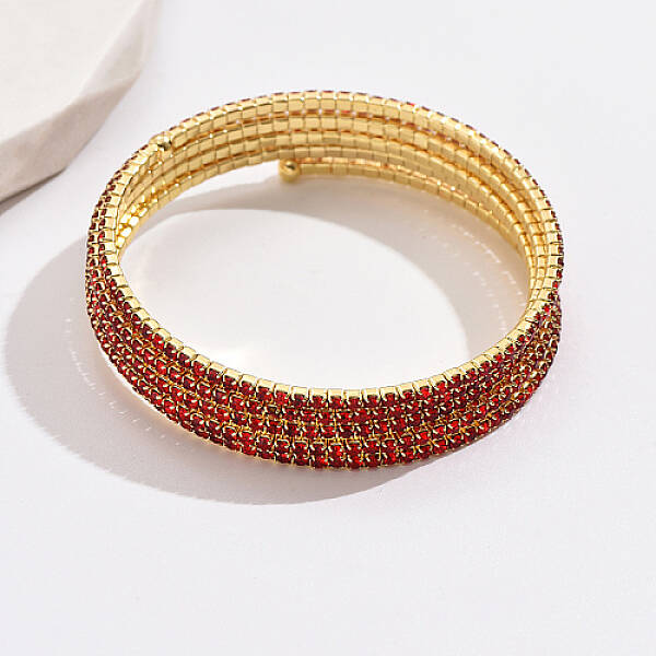 Real 18K Gold Plated Brass Multi Layer Wrap Bracelets