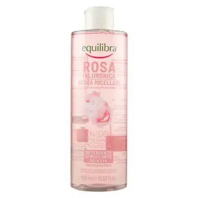 Equilibra Hyaluronic Rose Micellar Water Cleansing Structuring Delicate 400 Ml