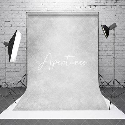 Grey White Abstract Texture Portrait Studio Backdrop - Aperturee