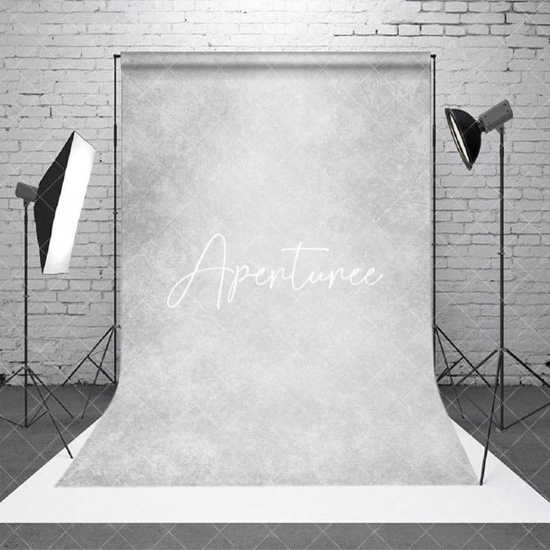 Grey White Abstract Texture Portrait Studio Backdrop - Aperturee