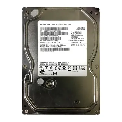 588597-002 HP 250GB 3Gb/s SATA 7200 3.5-inch 16MB Hard Drive