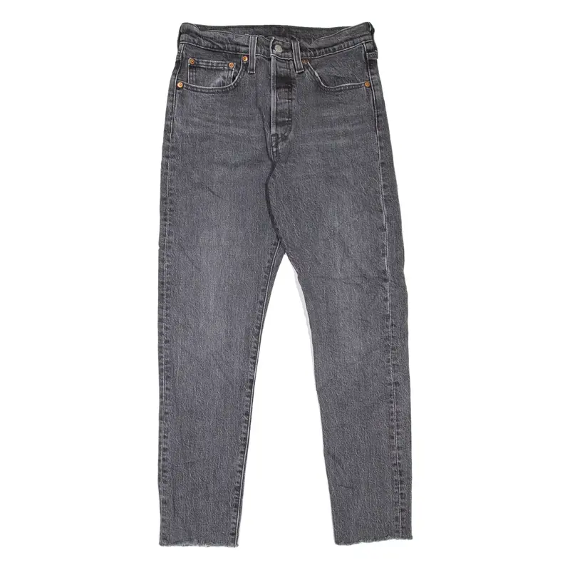 LEVI'S 501S Jeans Womens Grey Skinny Straight W26 L26