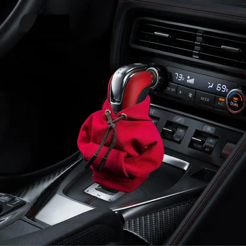 Multifunctional Car Hoodie Cover, Universal Car Gear Lever Interior Decoration, Hoodie Decor Hoodie Cover for Car Gear Shift ...