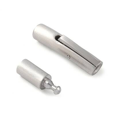 Tarnish Resistant Frosted Column 304 Stainless Steel Bayonet Necklace Clasps