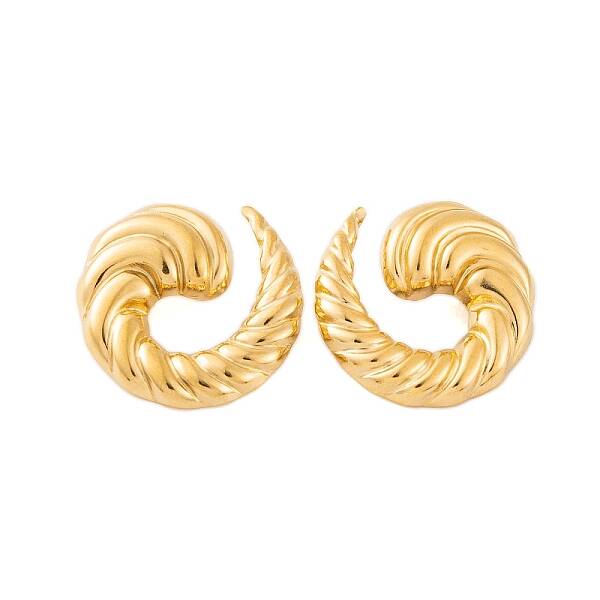 Ion Plating(IP) 304 Stainless Steel Stud Earrings for Women