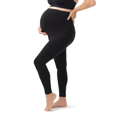 Momcozy Maternity Leggings Over The Belly Maternity Yoga Pants for Women Pregnancy Leggings Workout Pants