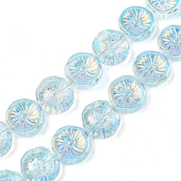 Electroplate Glass Beads Strands