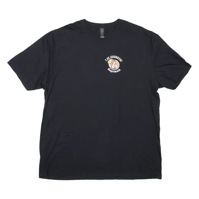 GILDAN Krongvoi Bayerwald Mens T-Shirt Black Crew Neck XL
