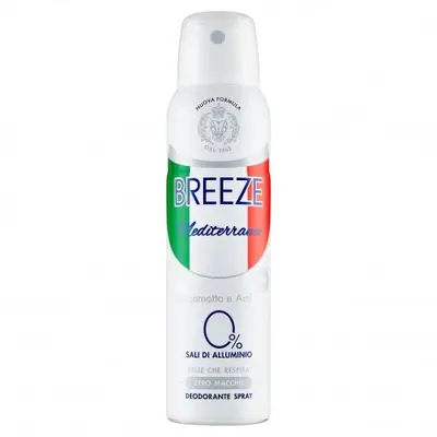 Breeze spray deodorant 150ml mediterranean