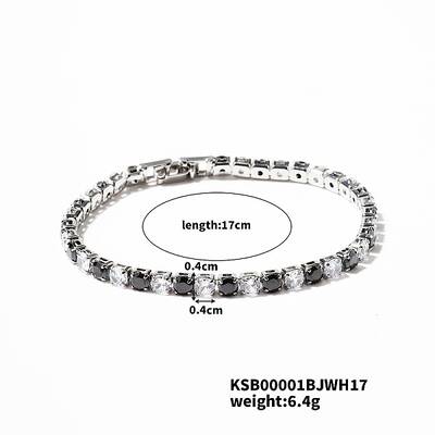 Brass Rhinestone Cup Chains Bracelet for Elegant Women with Subtle Luxury Feel