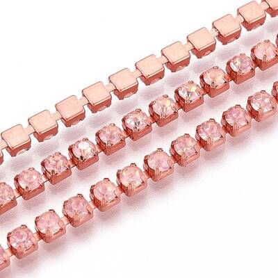 Iron Rhinestone Cup Chains