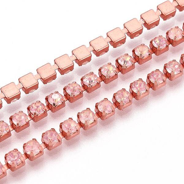 Iron Rhinestone Cup Chains