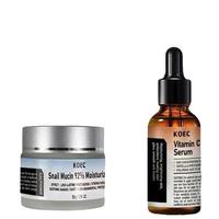 Crema de Baba de Caracol Original Snail Mucin 92% Moisturizer Face Gel Cream,Snail Mucin Moisturizer and Snail Mucin Serum Se...