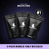 Mouth Tape (3 Month Supply) Skin-Friendly, Hypoallergenic, Easy to Apply & Remove, Suitable for All Ages