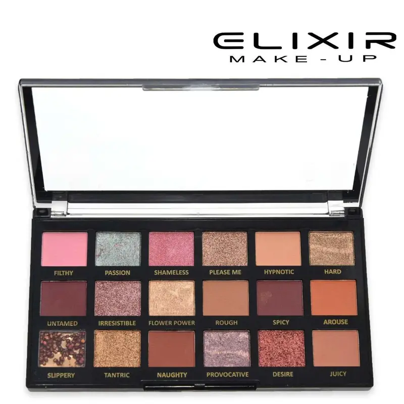 Elixir palette eye shadow pro mod.b 18 colors