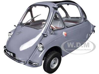 Heinkel Kabine Bubble Car Troy Gray 1/18 Diecast Model Car by Oxford Diecast