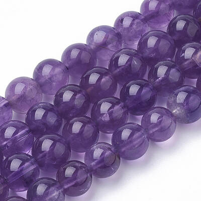 Natural Amethyst Beads Strands