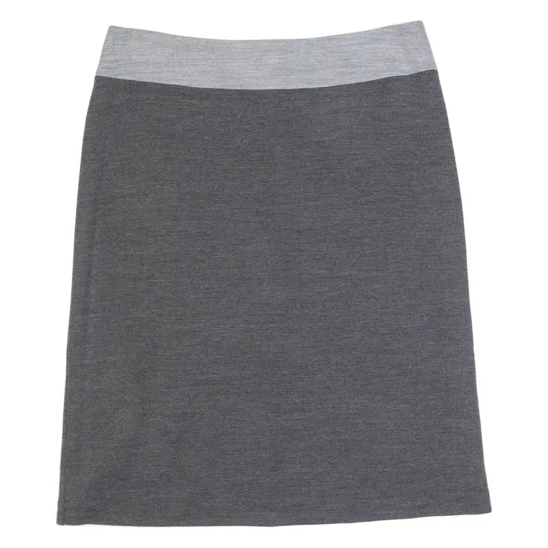 LAURA ASHLEY Womens Straight Skirt Grey Knee Length UK 12