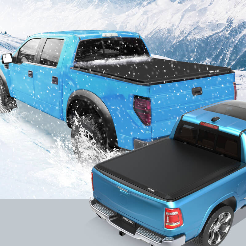 OEDRO 5Ft Soft Roll Up Truck Bed Tonneau Cover for 2005-2025 Nissan Frontier (ONLY for Models with Utili-Track System)