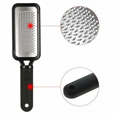 Professional Foot Callus Remover File Rasp Scraper Cracked Pedicure Rough Tool | Color: Black