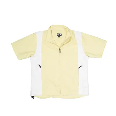 ADIDAS Jacket Yellow Striped Track Womens S
