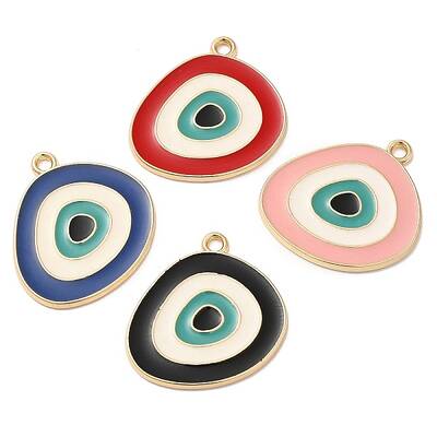 Alloy Enamel Pendants