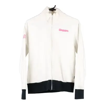 Kappa Zip Up - Small White Cotton Blend