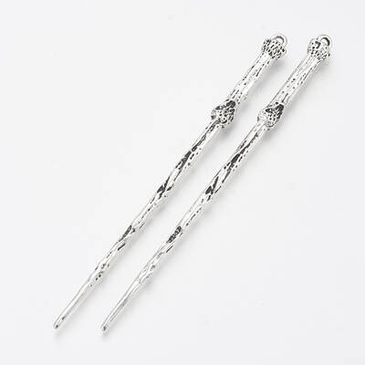 Tibetan Style Alloy Hair Stick Findings