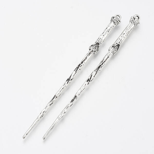 Tibetan Style Alloy Hair Stick Findings
